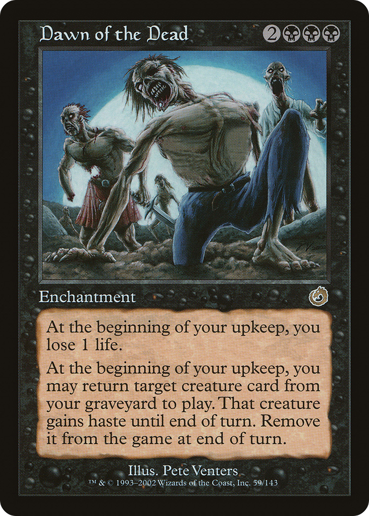 Dawn of the Dead (TOR-059) [Torment] Foil MTG Single Wizards of the Coast