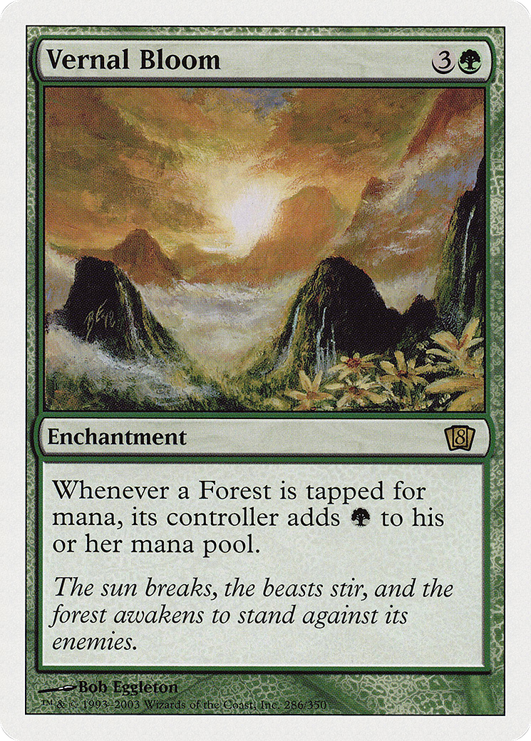 Vernal Bloom (8ED-286) [8th Edition] Foil MTG Single Wizards of the Coast