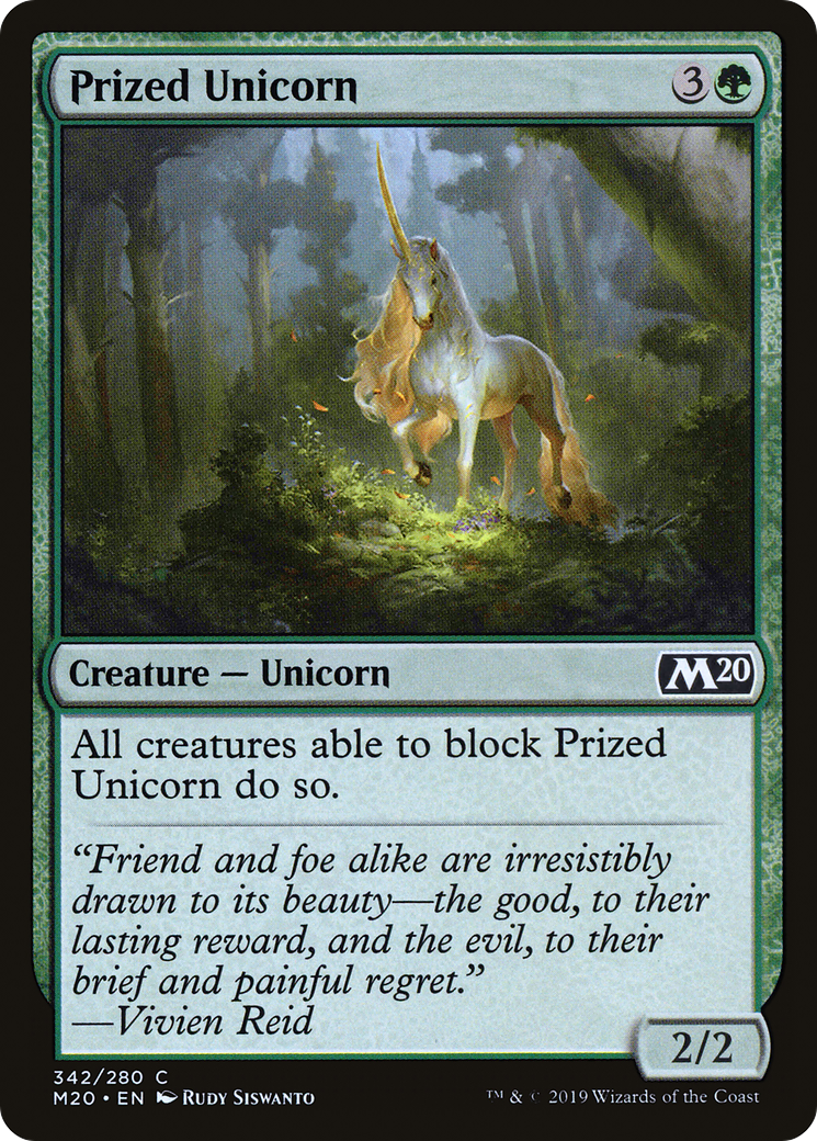 Prized Unicorn (M20-342) [Core Set 2020] MTG Single Wizards of the Coast