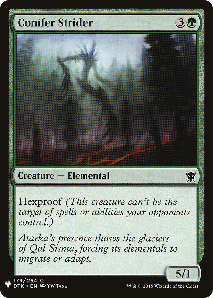 Conifer Strider (LIST-DTK-179) [Mystery Booster] The List MTG Single Wizards of the Coast