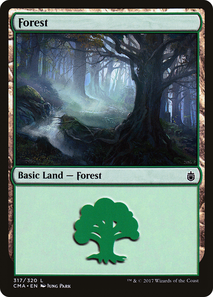 Forest (CMA-317) [Commander Anthology] MTG Single Wizards of the Coast