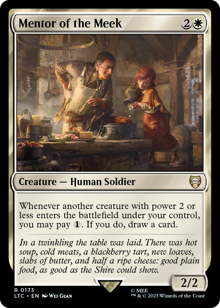 Mentor of the Meek (LTC-173) [Tales of Middle-earth Commander] MTG Single Wizards of the Coast