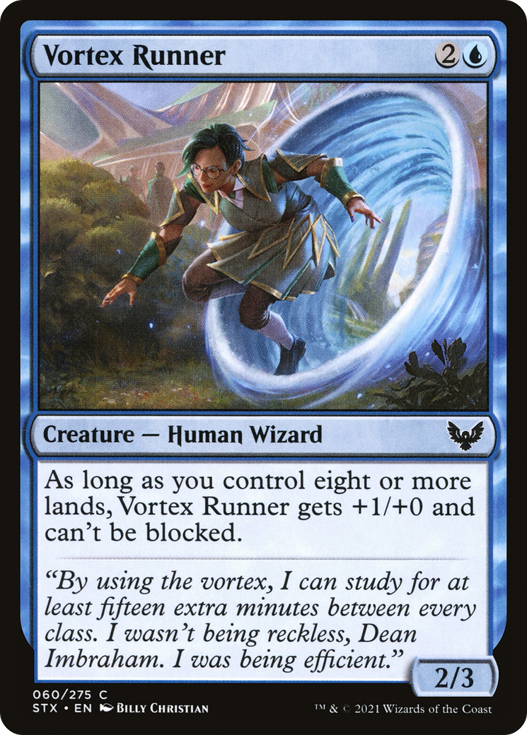 Vortex Runner (STX-060) [Strixhaven: School of Mages] MTG Single Wizards of the Coast