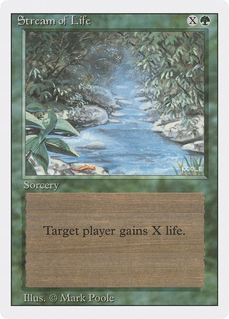 Stream of Life (3ED-217) [Revised Edition] MTG Single Wizards of the Coast