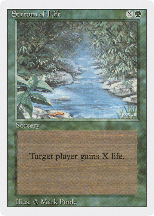 Stream of Life (3ED-217) [Revised Edition] MTG Single Wizards of the Coast