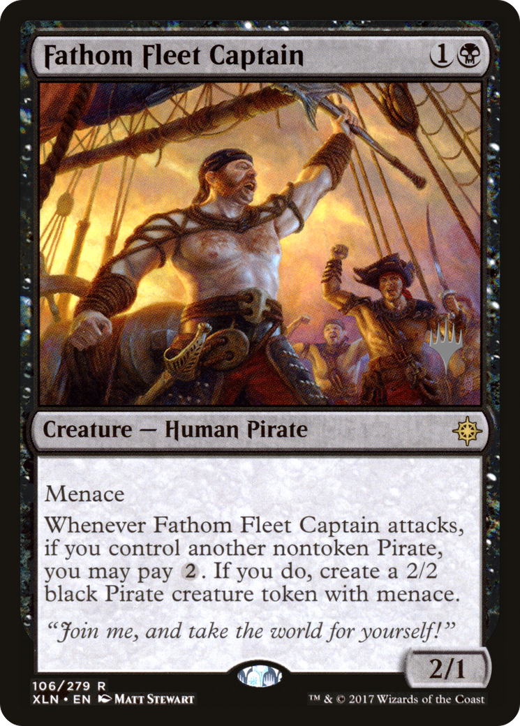 Fathom Fleet Captain (PPM20-106P) [Ixalan Promos] MTG Single Wizards of the Coast
