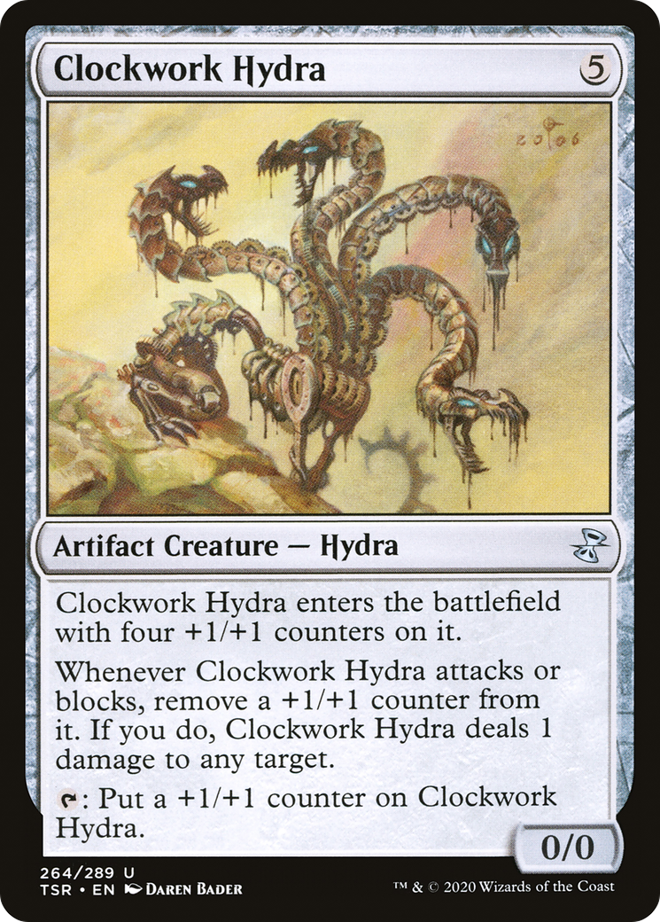 Clockwork Hydra (TSR-264) [Time Spiral Remastered] MTG Single Wizards of the Coast