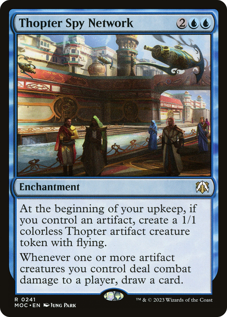 Thopter Spy Network (MOC-241) [March of the Machine Commander] MTG Single Wizards of the Coast