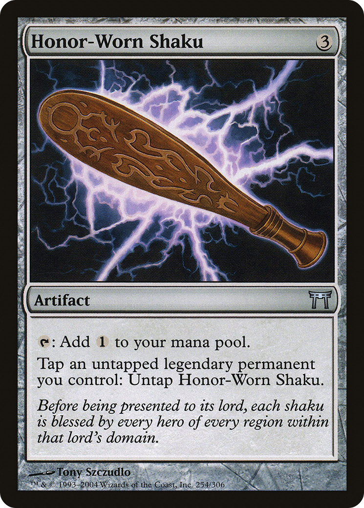 Honor-Worn Shaku (CHK-254) [Champions of Kamigawa] Foil MTG Single Wizards of the Coast