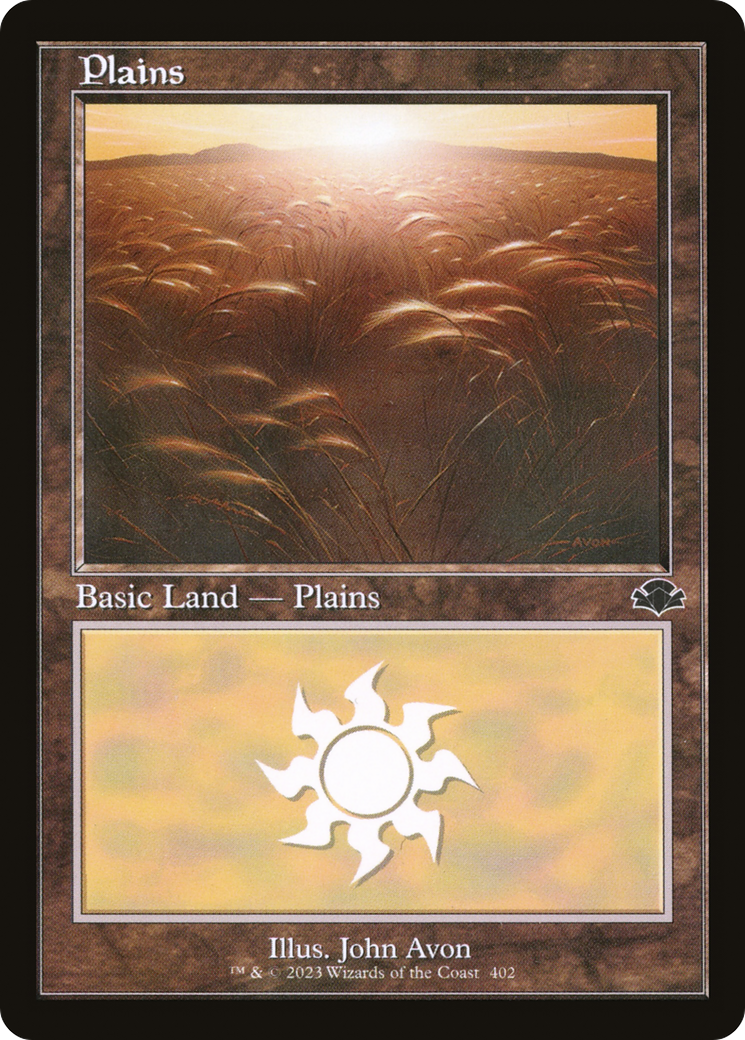 Plains (402) (DMR-402) [Dominaria Remastered] MTG Single Wizards of the Coast