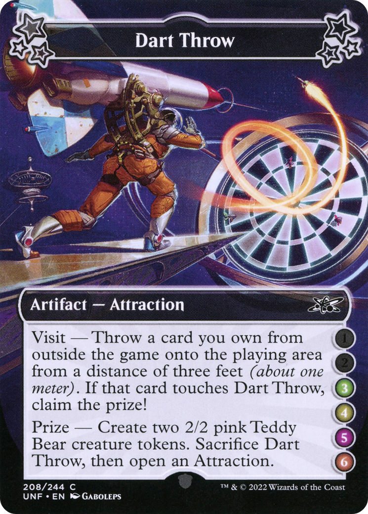 Dart Throw (UNF-208D) [Unfinity] MTG Single Wizards of the Coast