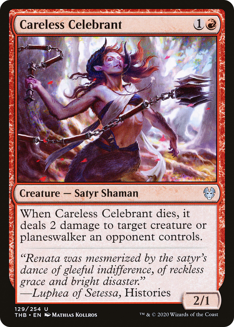 Careless Celebrant (THB-129) [Theros Beyond Death] MTG Single Wizards of the Coast