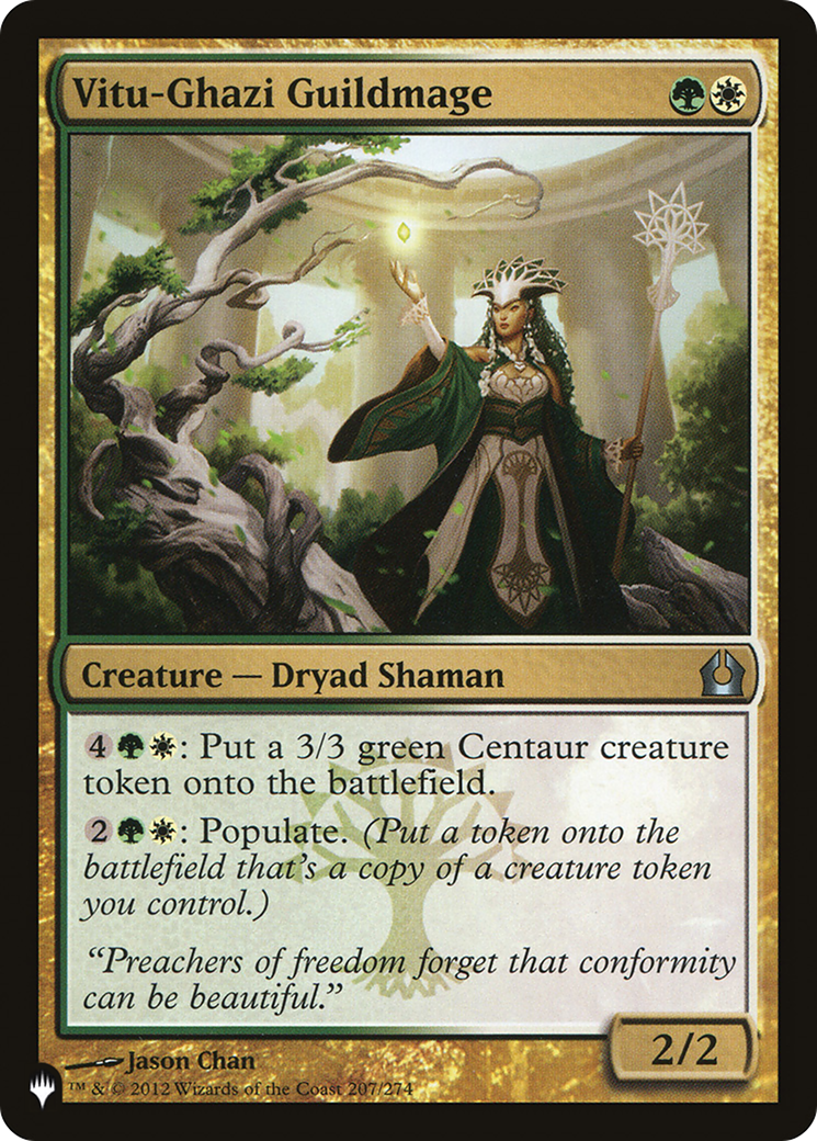 Vitu-Ghazi Guildmage (LIST-RTR-207) [Mystery Booster] The List MTG Single Wizards of the Coast