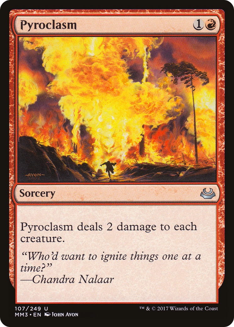 Pyroclasm (MM3-107) [Modern Masters 2017] Foil MTG Single Modern Masters 2017
