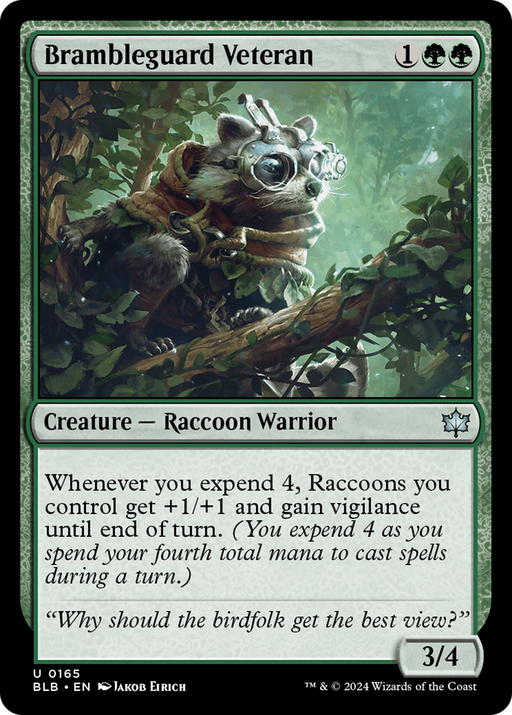 Brambleguard Veteran (BLB-165) [Bloomburrow] MTG Single Wizards of the Coast