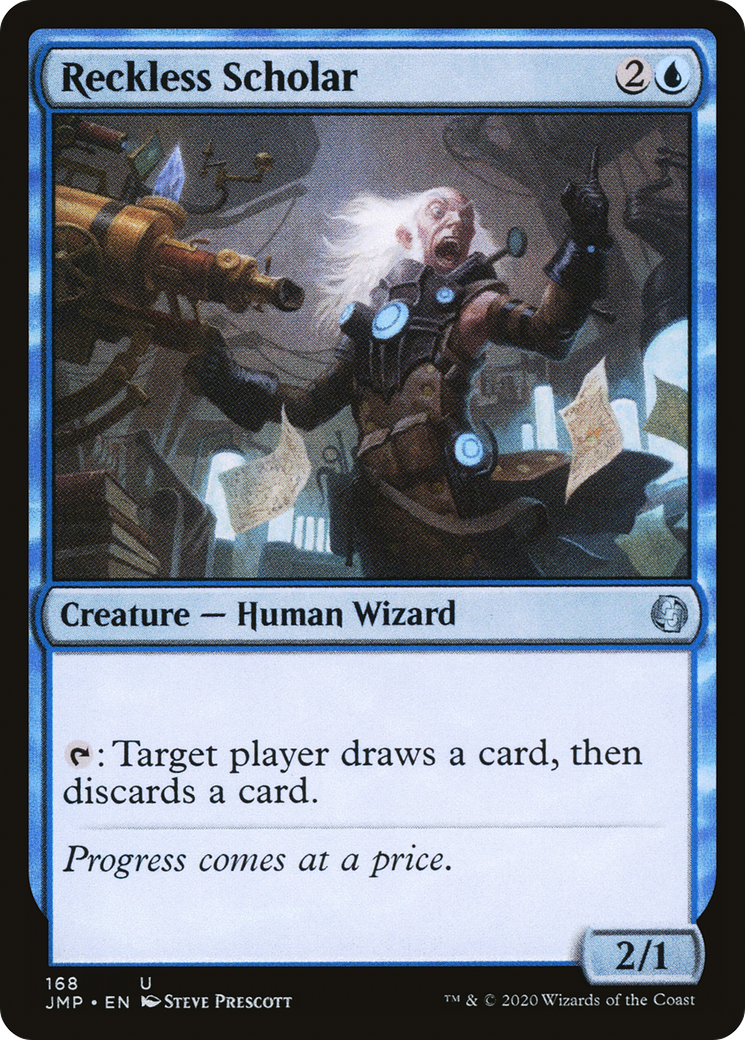 Reckless Scholar (JMP-168) [Jumpstart] MTG Single Wizards of the Coast