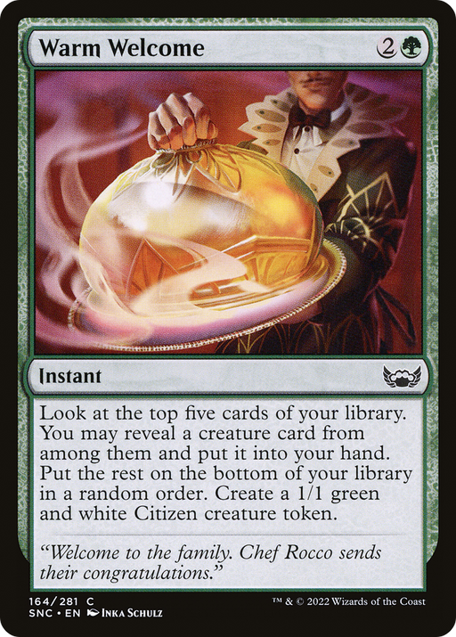 Warm Welcome (SNC-164) [Streets of New Capenna] Foil MTG Single Wizards of the Coast