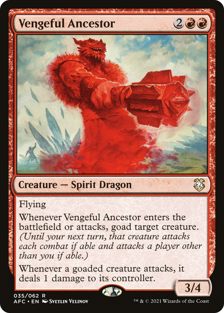 Vengeful Ancestor (AFC-035) [Forgotten Realms Commander] MTG Single Wizards of the Coast