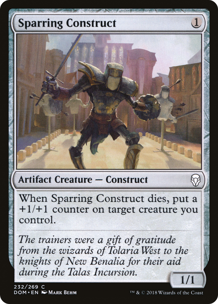 Sparring Construct (DOM-232) [Dominaria] MTG Single Wizards of the Coast