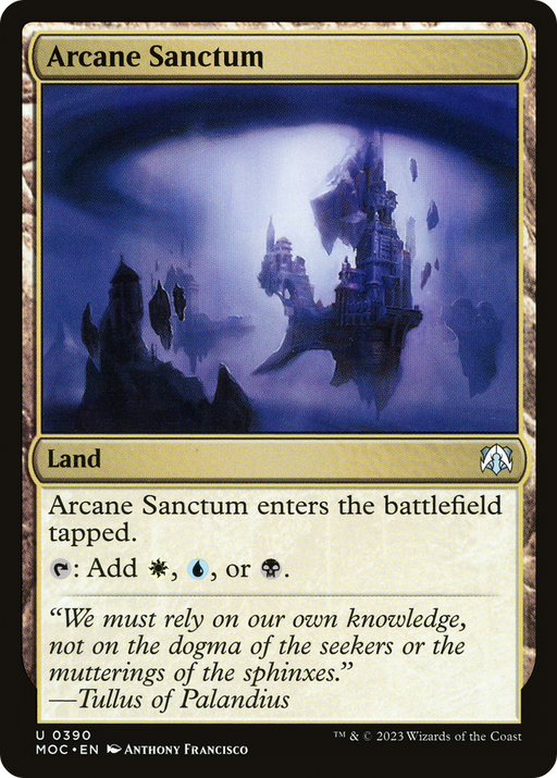 Arcane Sanctum (MOC-390) [March of the Machine Commander] MTG Single Wizards of the Coast