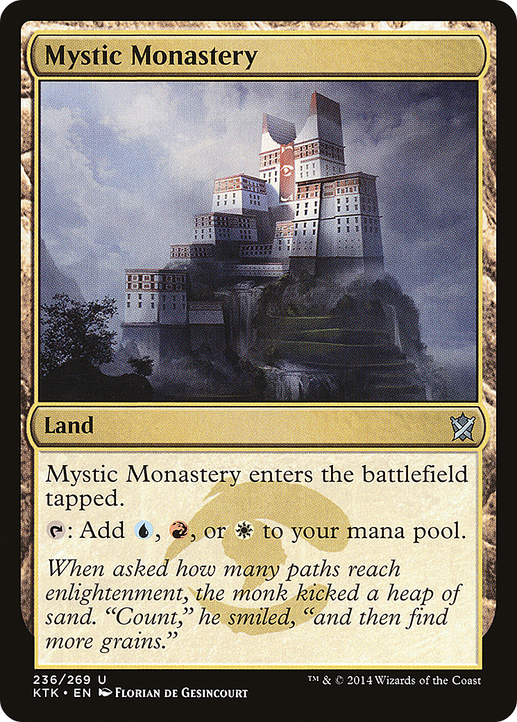 Mystic Monastery (KTK-236) [Khans of Tarkir] MTG Single Wizards of the Coast