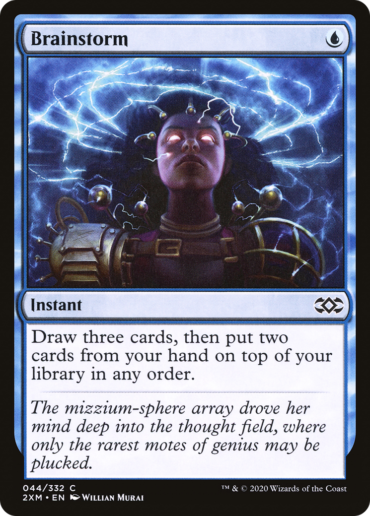 Brainstorm (2XM-044) [Double Masters] MTG Single Wizards of the Coast