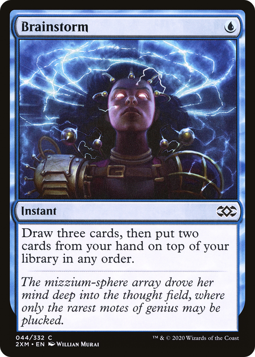 Brainstorm (2XM-044) [Double Masters] MTG Single Wizards of the Coast