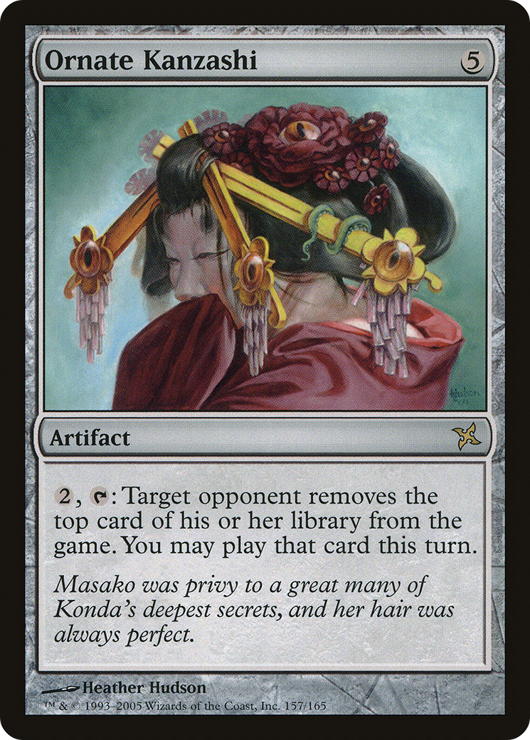 Ornate Kanzashi (BOK-157) [Betrayers of Kamigawa] Foil MTG Single Wizards of the Coast