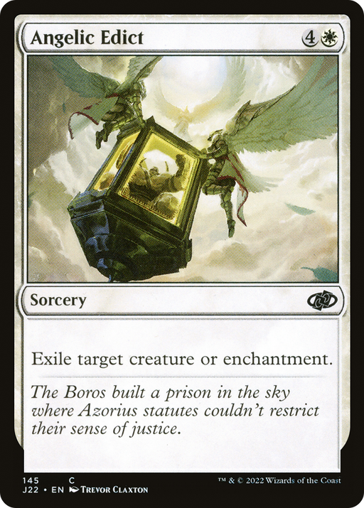 Angelic Edict (J22-145) [Jumpstart 2022] MTG Single Wizards of the Coast