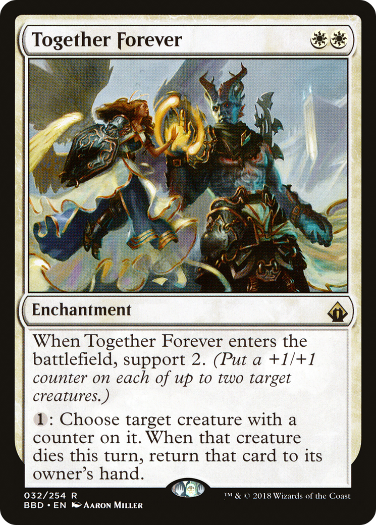 Together Forever (BBD-032) [Battlebond] Foil MTG Single Wizards of the Coast