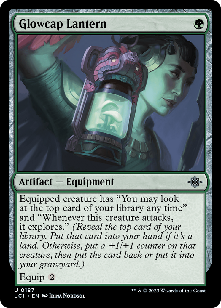 Glowcap Lantern (LCI-187) [The Lost Caverns of Ixalan] Foil MTG Single Wizards of the Coast