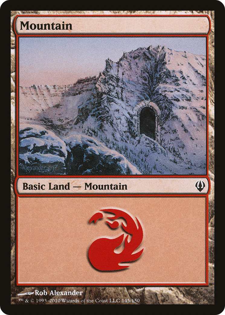 Mountain (ARC-145) [Misc] Archenemy MTG Single Wizards of the Coast