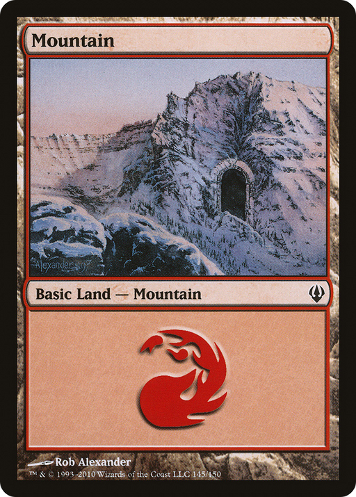 Mountain (ARC-145) [Misc] Archenemy MTG Single Wizards of the Coast