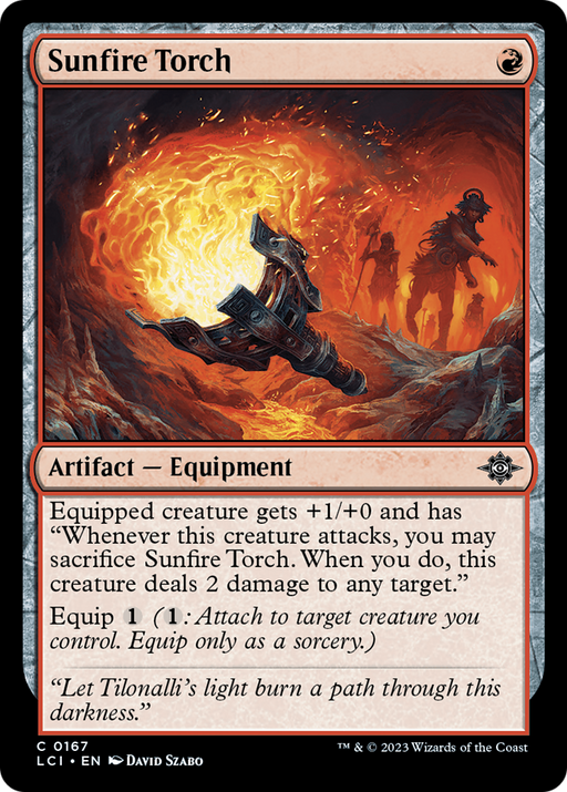 Sunfire Torch (LCI-167) [The Lost Caverns of Ixalan] Foil MTG Single Wizards of the Coast