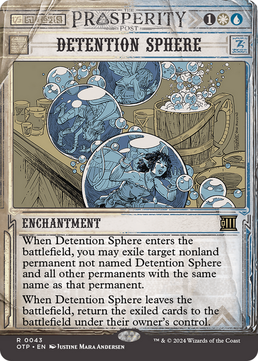 Detention Sphere (OTP-043) [Breaking News] (Showcase) (Borderless) MTG Single Wizards of the Coast