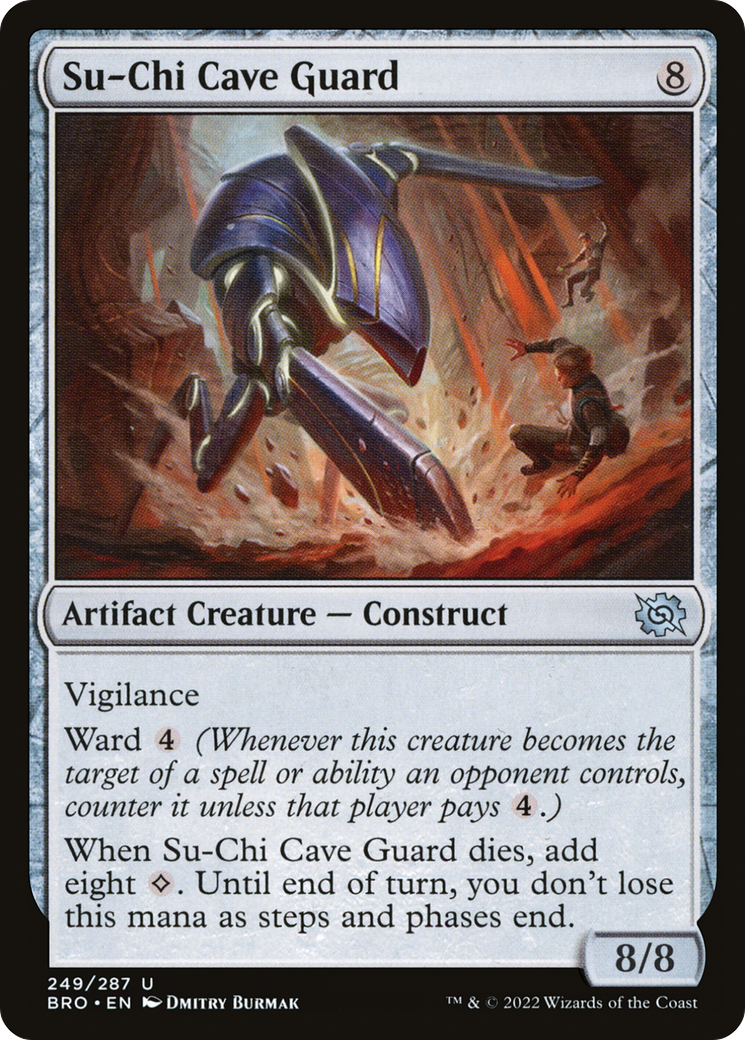 Su-Chi Cave Guard (BRO-249) [The Brothers' War] MTG Single Wizards of the Coast