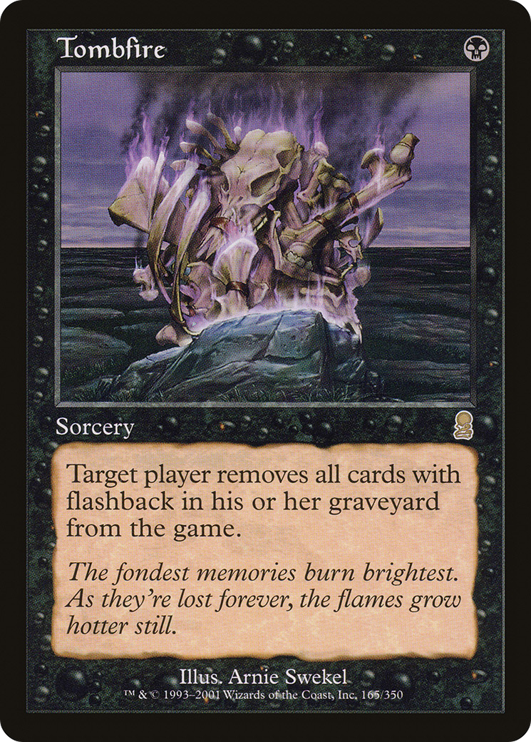 Tombfire (ODY-165) [Odyssey] Foil MTG Single Wizards of the Coast