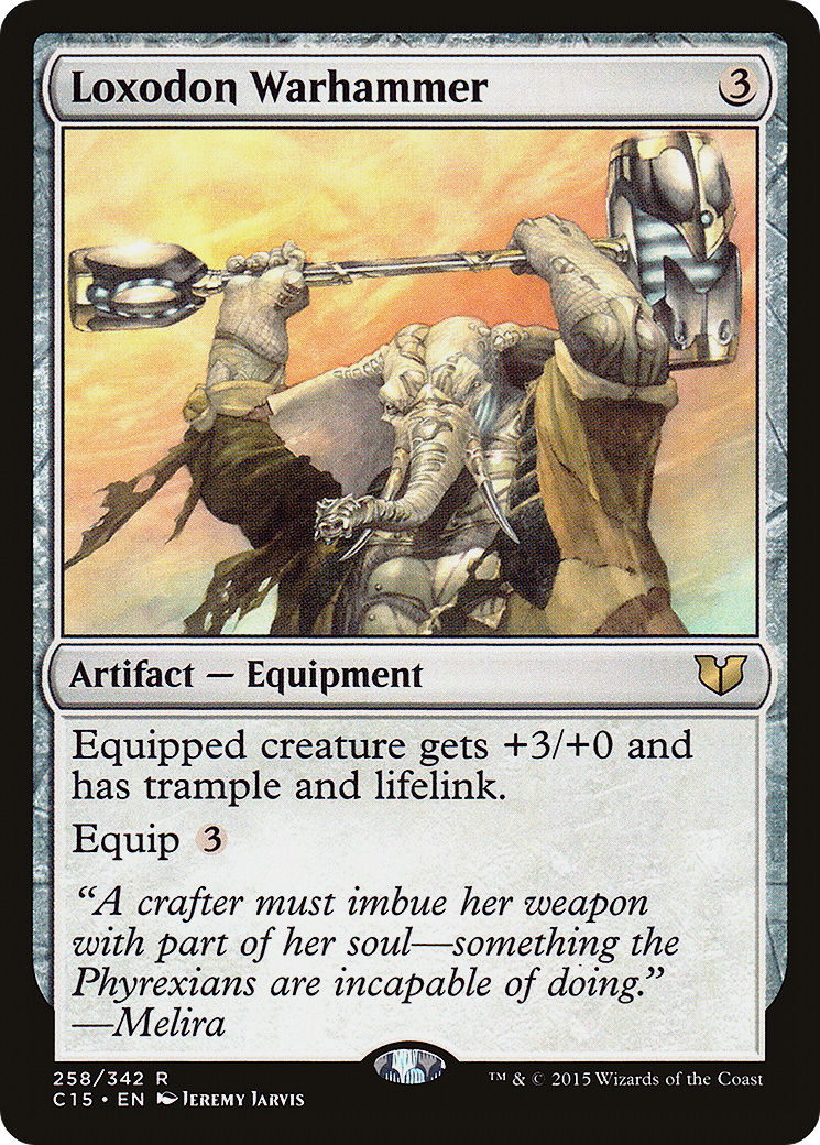 Loxodon Warhammer (C15-258) [Commander 2015] MTG Single Wizards of the Coast