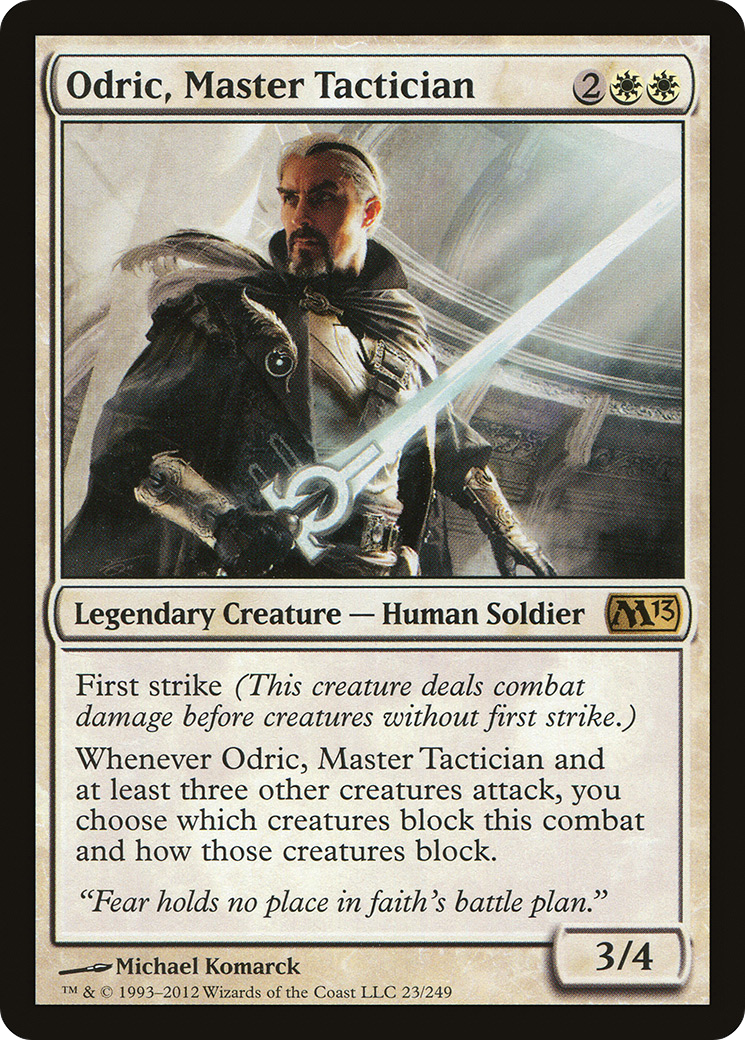 Odric, Master Tactician (M13-023) [Magic 2013] Foil MTG Single Wizards of the Coast