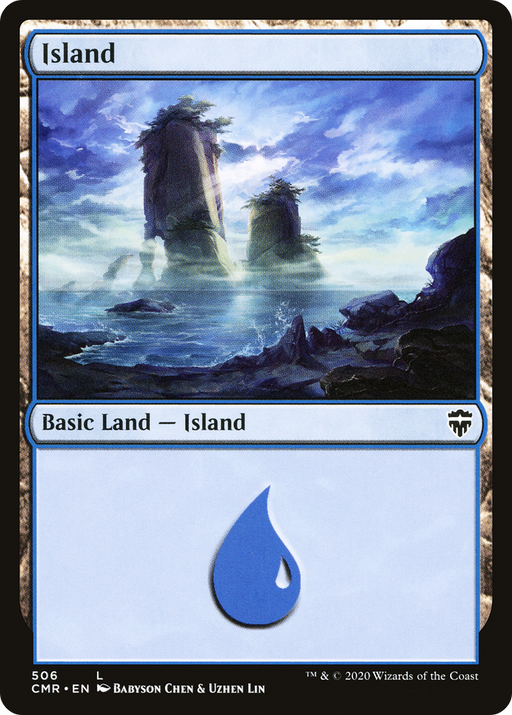 Island (CMR-506) [Commander Legends] MTG Single Wizards of the Coast