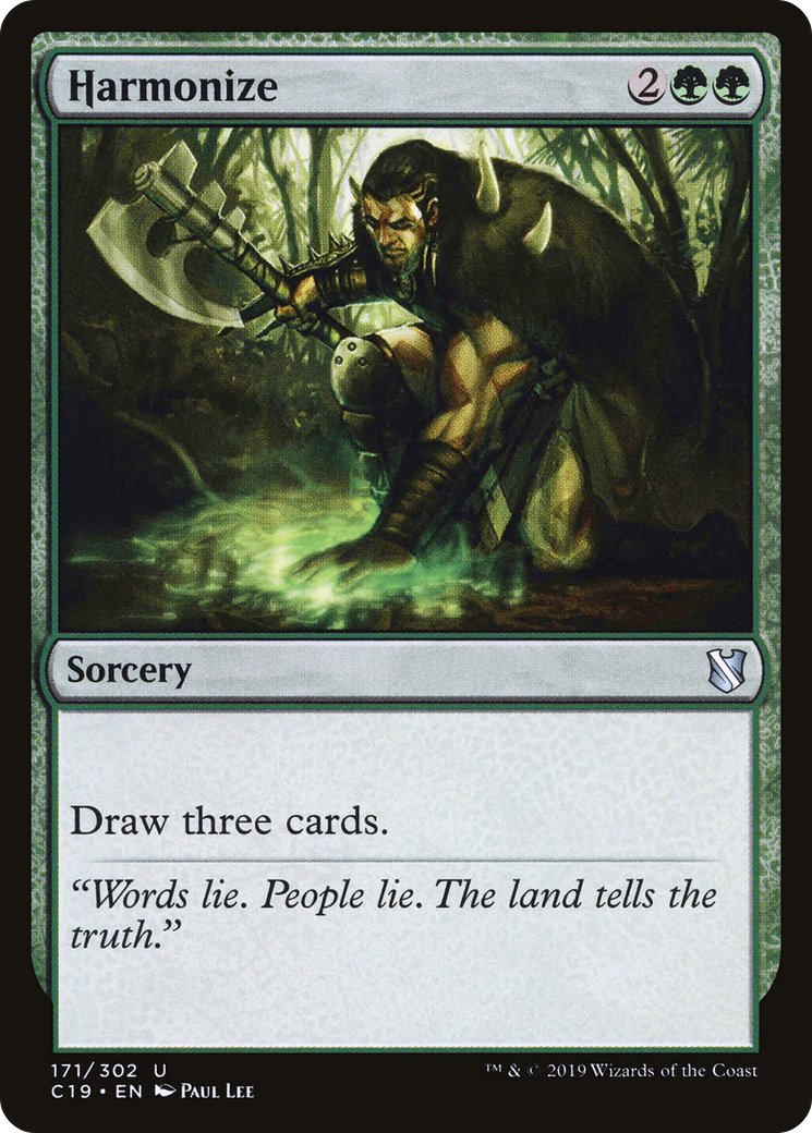Harmonize (C19-171) [Commander 2019] MTG Single Wizards of the Coast