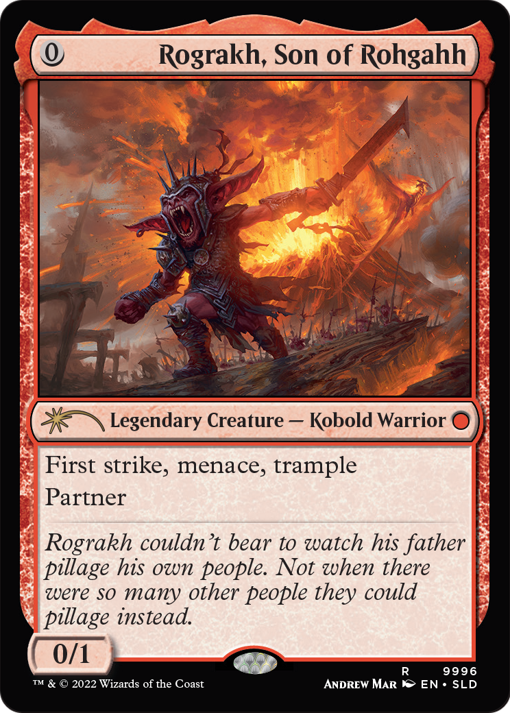 Rograkh, Son of Rohgahh (SLD-9996) [Secret Lair] Drop Foil MTG Single Wizards of the Coast