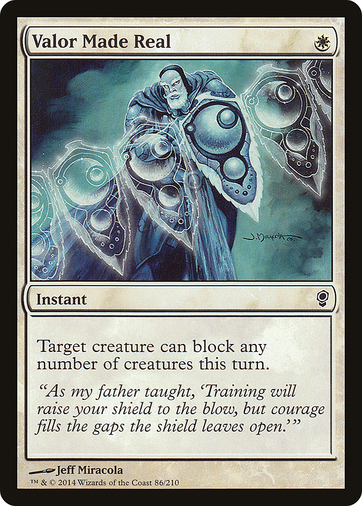 Valor Made Real (CNS-086) [Conspiracy] MTG Single Wizards of the Coast