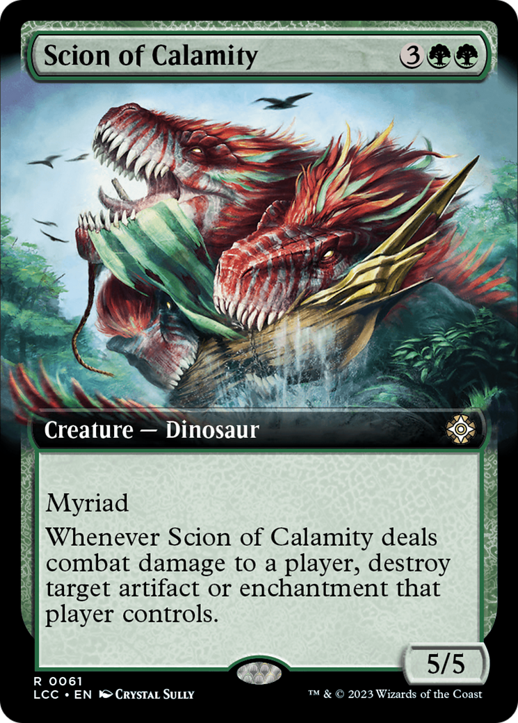 Scion of Calamity (LCC-061) [The Lost Caverns of Ixalan Commander] (Extended Art) MTG Single Wizards of the Coast