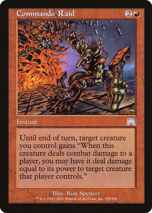 Commando Raid (ONS-195) [Onslaught] MTG Single Wizards of the Coast