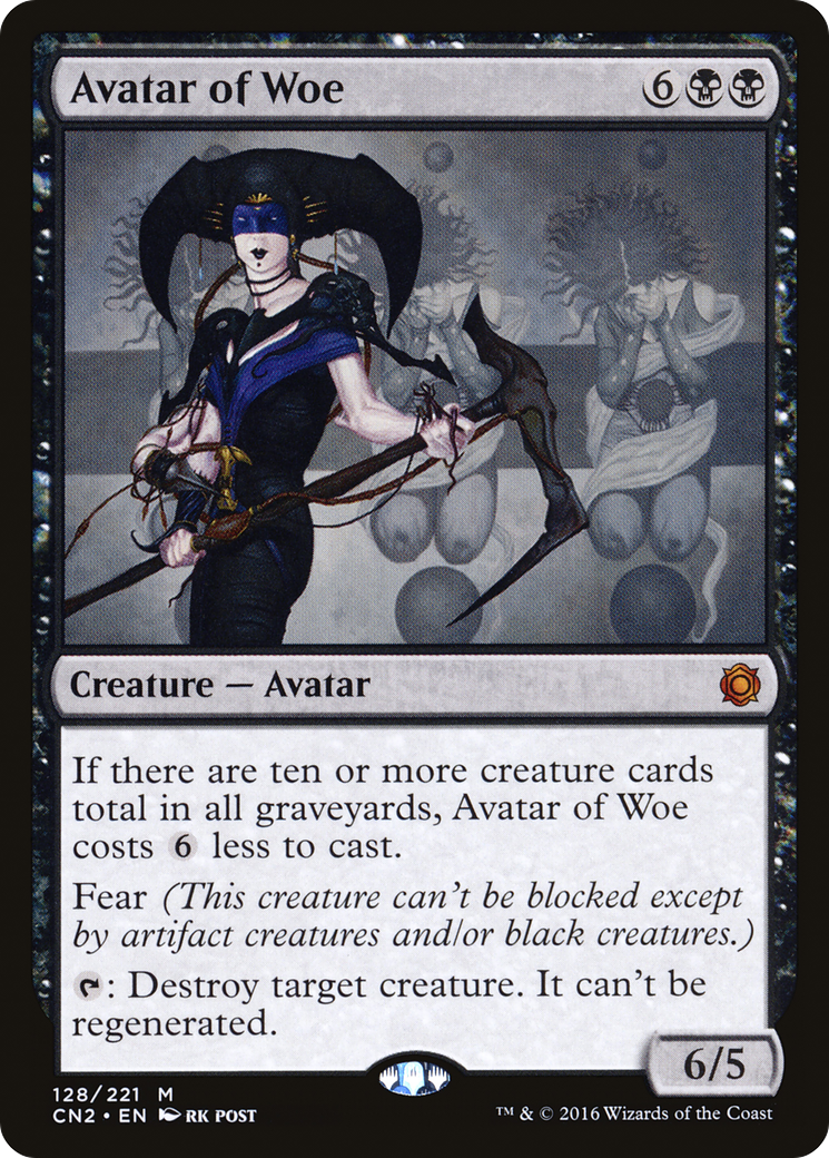 Avatar of Woe (CN2-128) [Conspiracy: Take the Crown] Foil MTG Single Wizards of the Coast