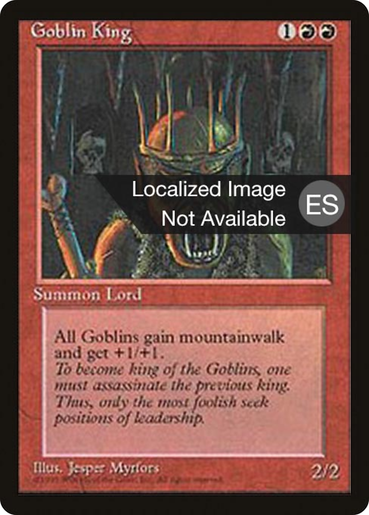 Goblin King (4BB-) [Fourth Edition Foreign Black Border] MTG Single Wizards of the Coast