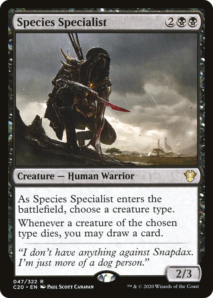 Species Specialist (C20-047) [Commander 2020] MTG Single Wizards of the Coast