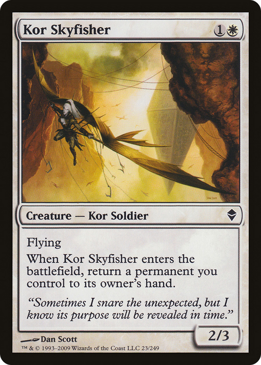 Kor Skyfisher (ZEN-023) [Zendikar] MTG Single Wizards of the Coast
