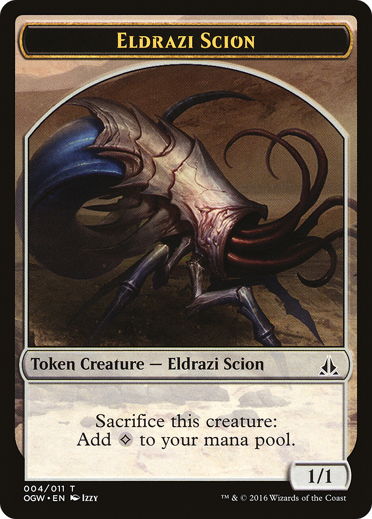 Eldrazi Scion Token (004) (OGW-004) [Tokens] Oath of the Gatewatch Tokens MTG Single Wizards of the Coast